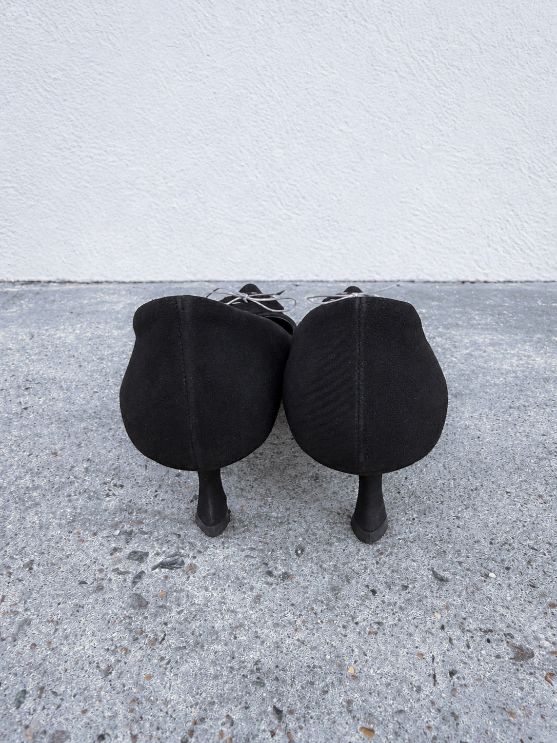 Prada Black Pointed Kitten Heels