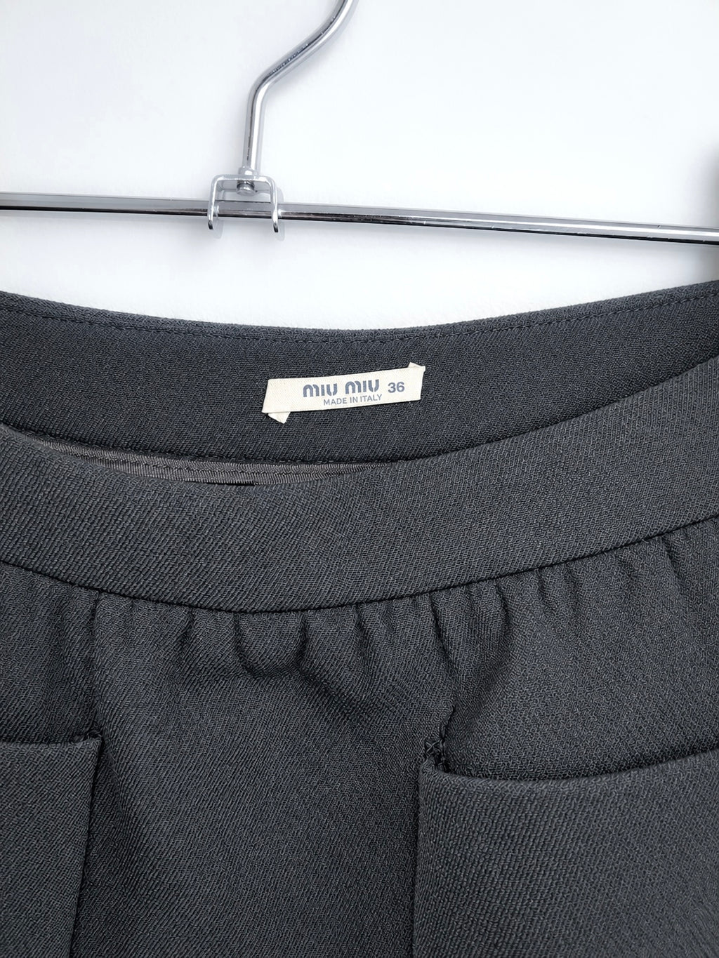 Miu Miu FW05 Black A-Line Skirt