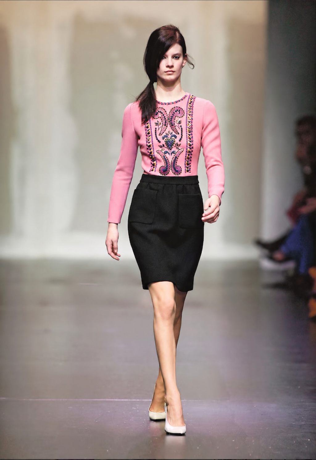 Miu Miu FW05 Black A-Line Skirt