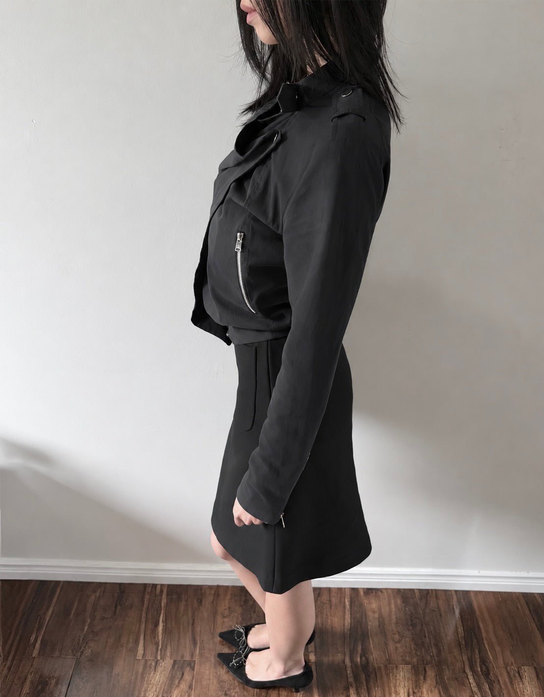 Miu Miu FW05 Black A-Line Skirt