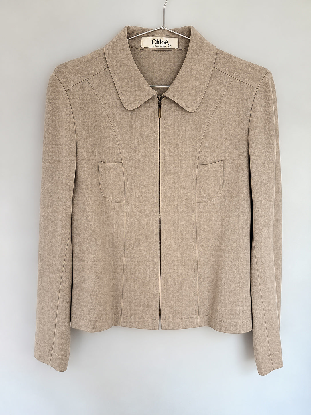 Chloé Collection Structured Zip-Up Jacket