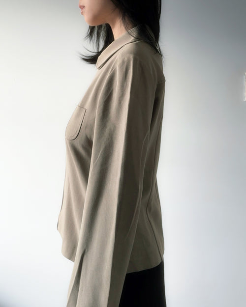 Chloé Collection Structured Zip-Up Jacket