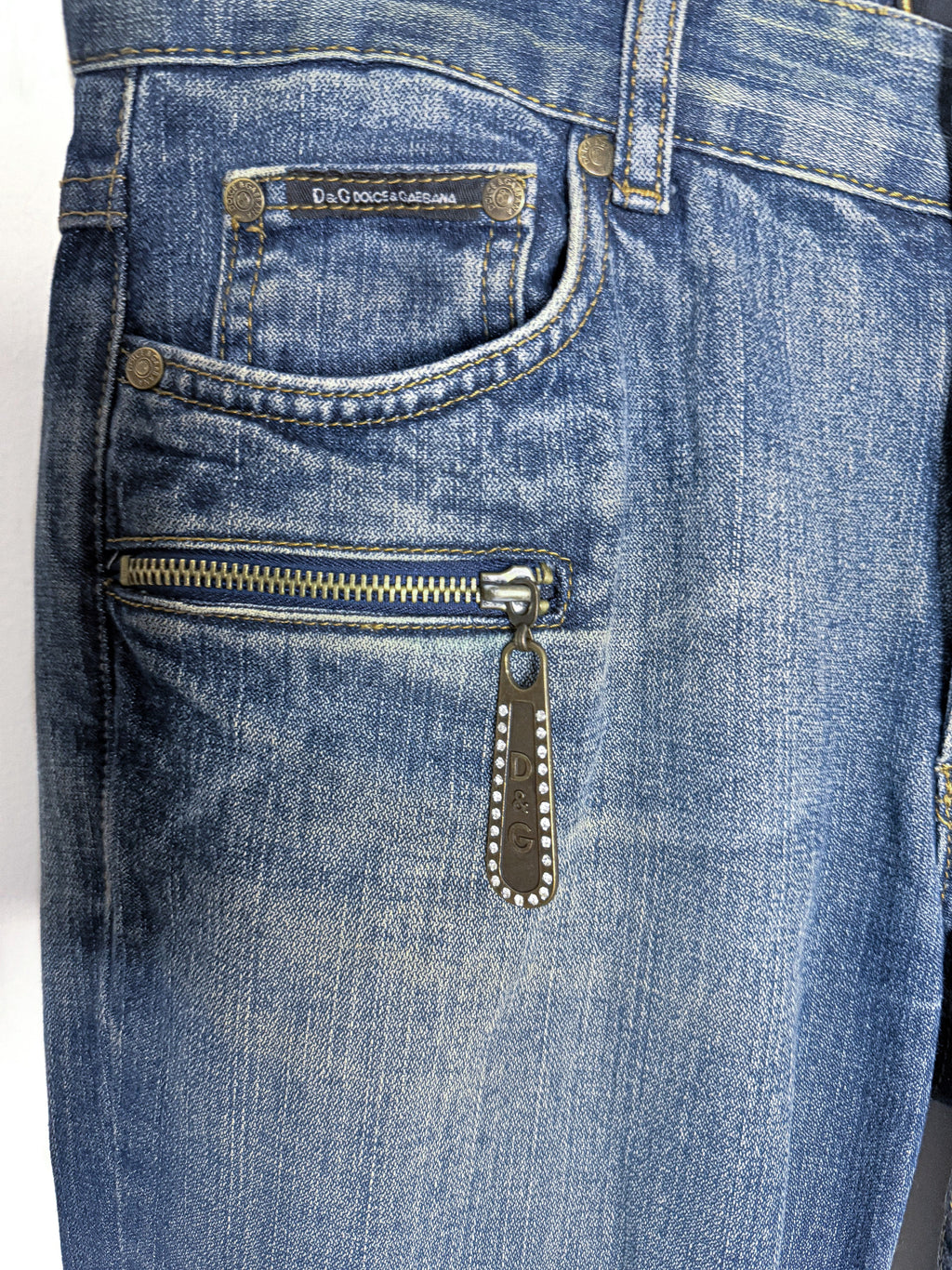 D&G Washed Blue Jeans