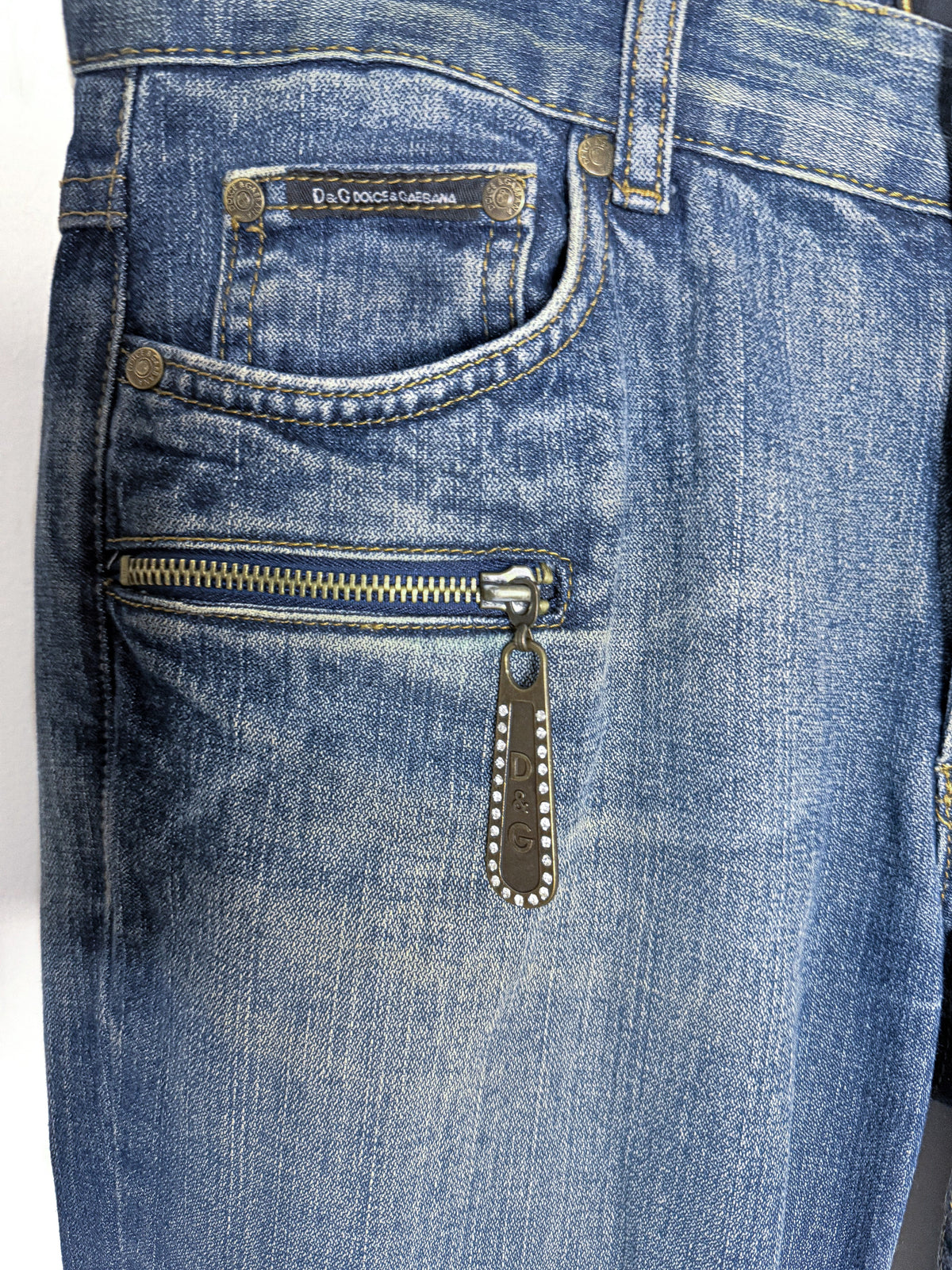 D&G Washed Blue Jeans