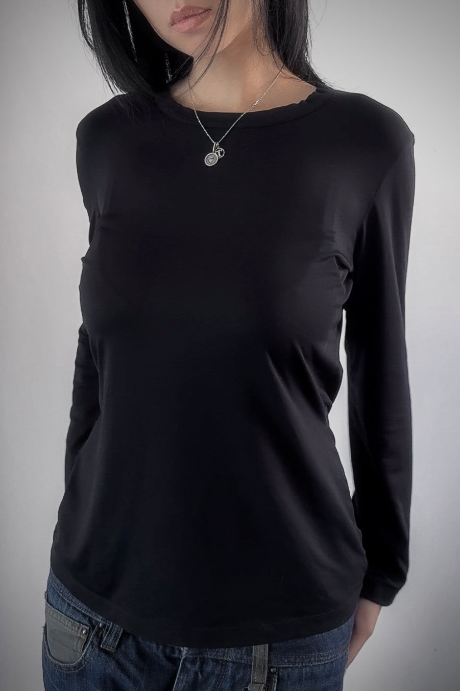 Jean Paul Gaultier ‎Femme Black Long Sleeve