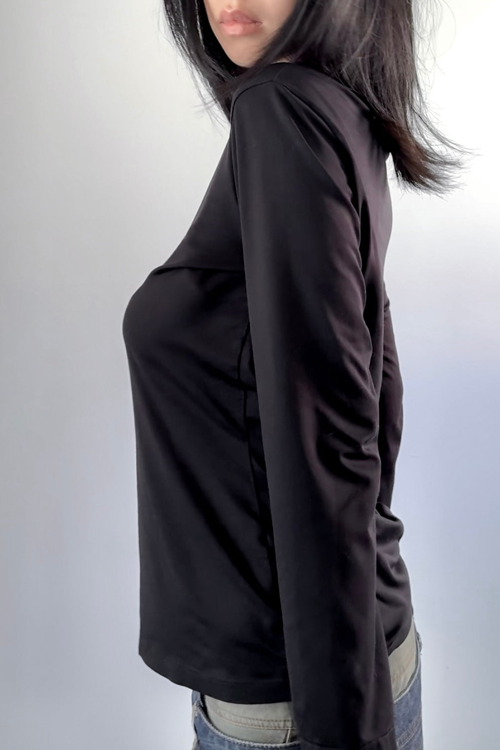 Jean Paul Gaultier ‎Femme Black Long Sleeve